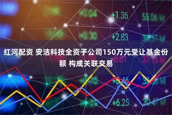 红河配资 安洁科技全资子公司150万元受让基金份额 构成关联交易