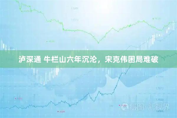 泸深通 牛栏山六年沉沦，宋克伟困局难破